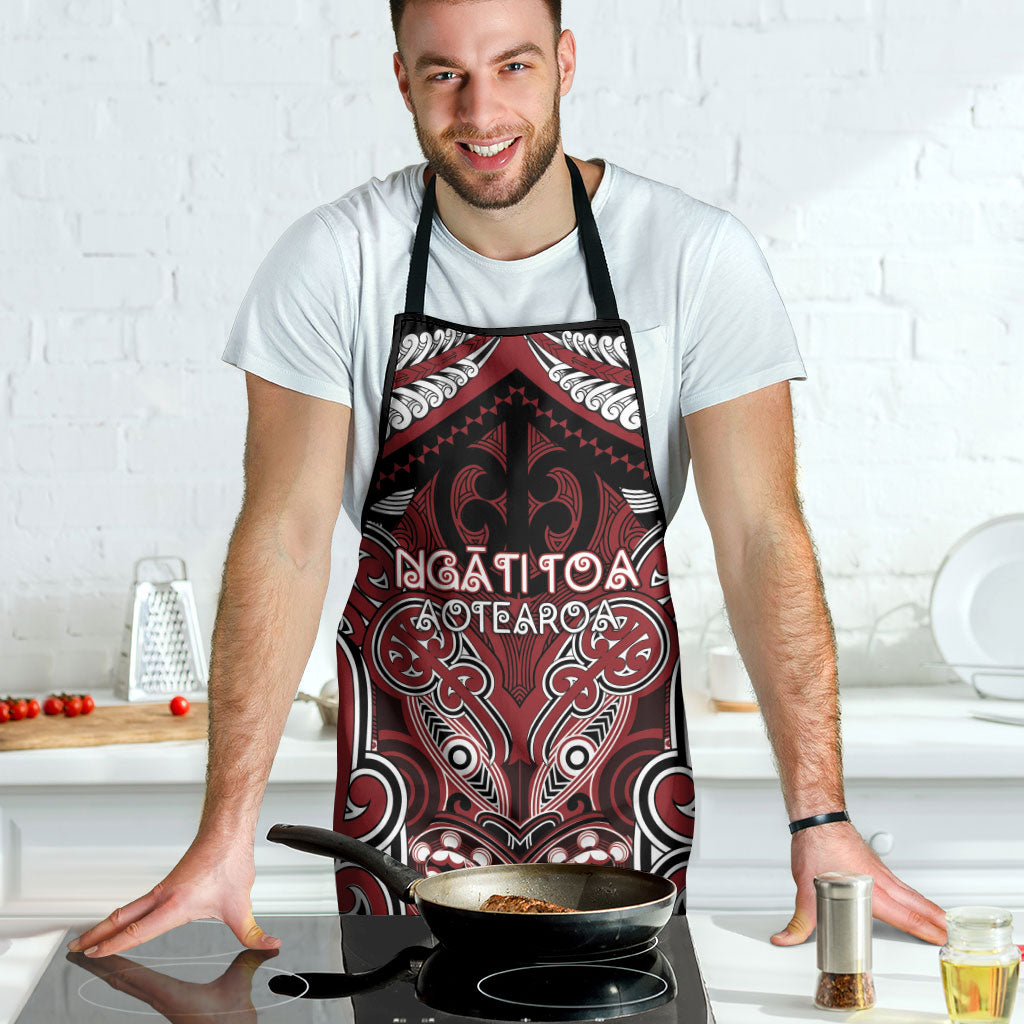 Aotearoa Iwi Ngati Toa Apron Maori Kowhaiwhai Pattern