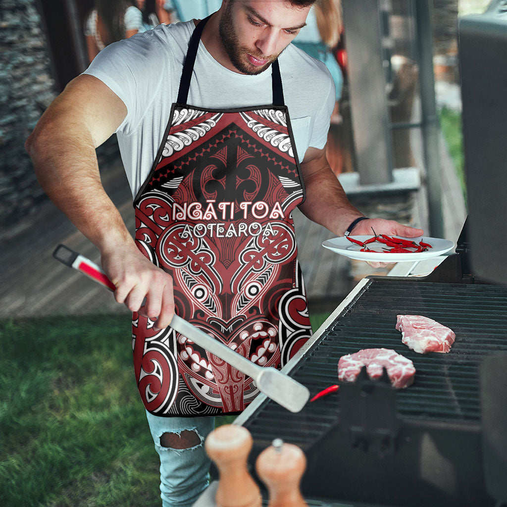 Aotearoa Iwi Ngati Toa Apron Maori Kowhaiwhai Pattern