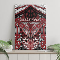 Aotearoa Iwi Ngati Toa Canvas Wall Art Maori Kowhaiwhai Pattern