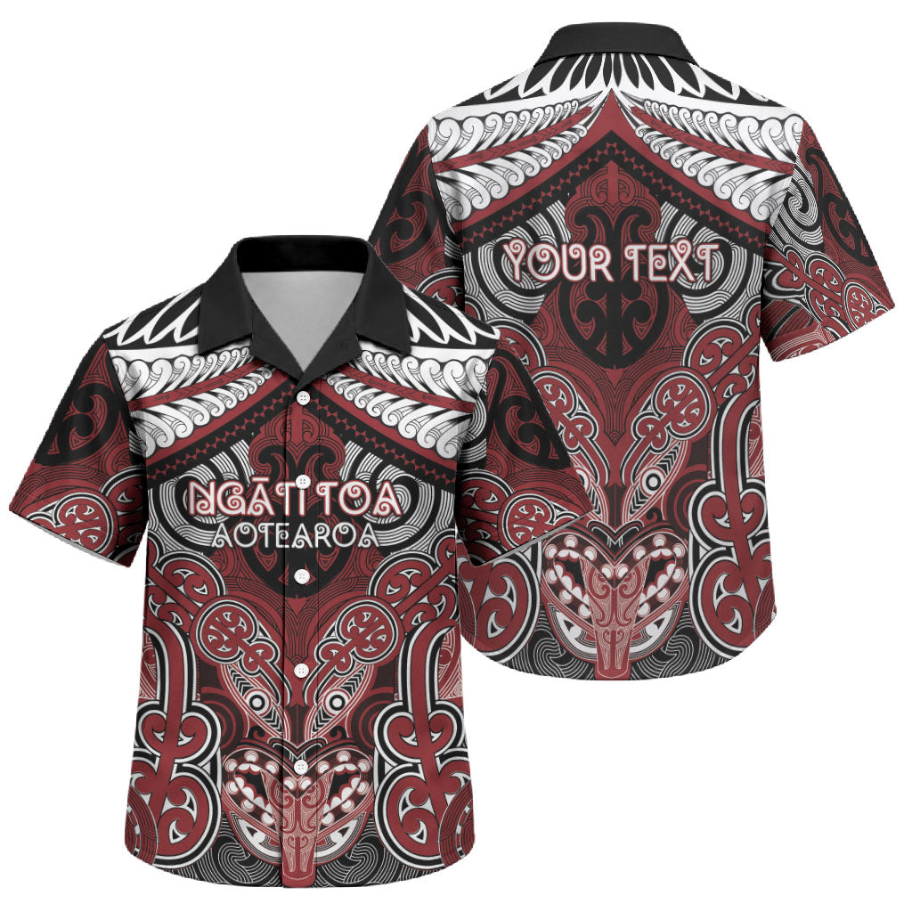 Aotearoa Iwi Ngati Toa Personalised Family Matching Summer Maxi Dress and Hawaiian Shirt Maori Kowhaiwhai Pattern