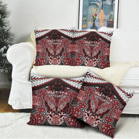 Aotearoa Iwi Ngati Toa Pillow Cover Maori Kowhaiwhai Pattern
