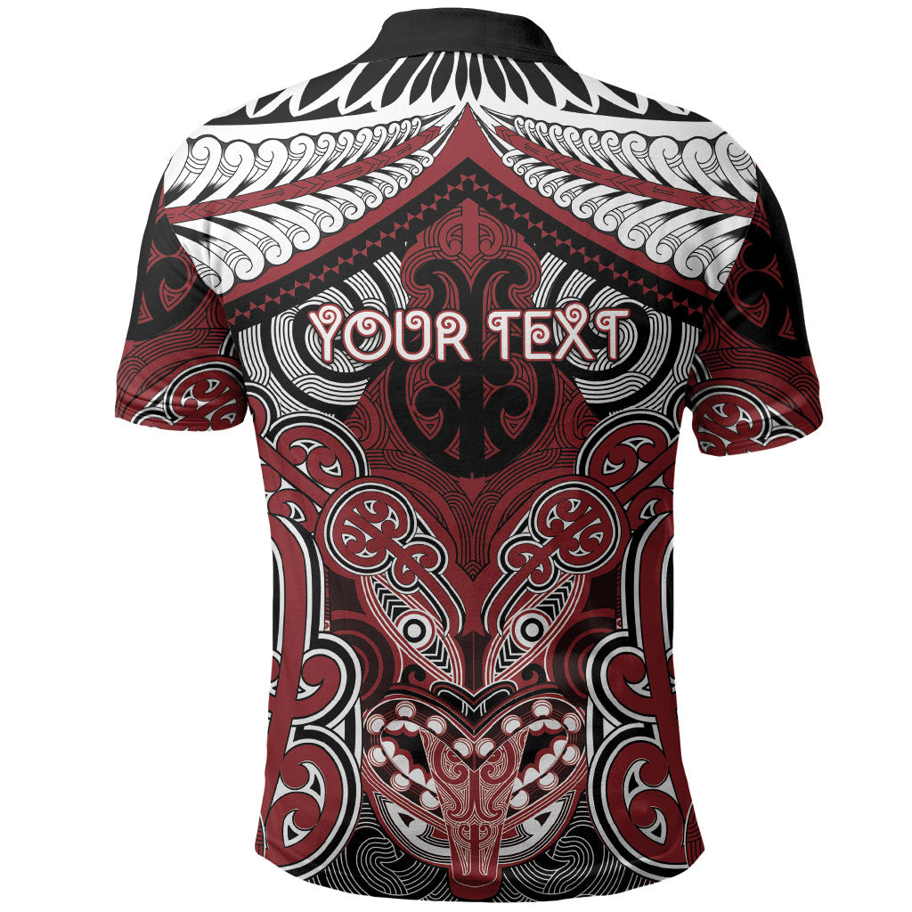 Aotearoa Iwi Ngati Toa Personalised Polo Shirt Maori Kowhaiwhai Pattern