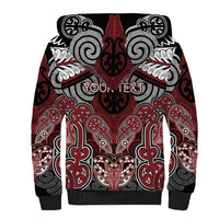 Aotearoa Iwi Ngati Toa Personalised Sherpa Hoodie Maori Kowhaiwhai Pattern