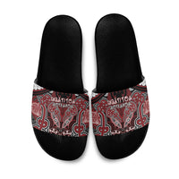 Aotearoa Iwi Ngati Toa Slide Sandals Maori Kowhaiwhai Pattern