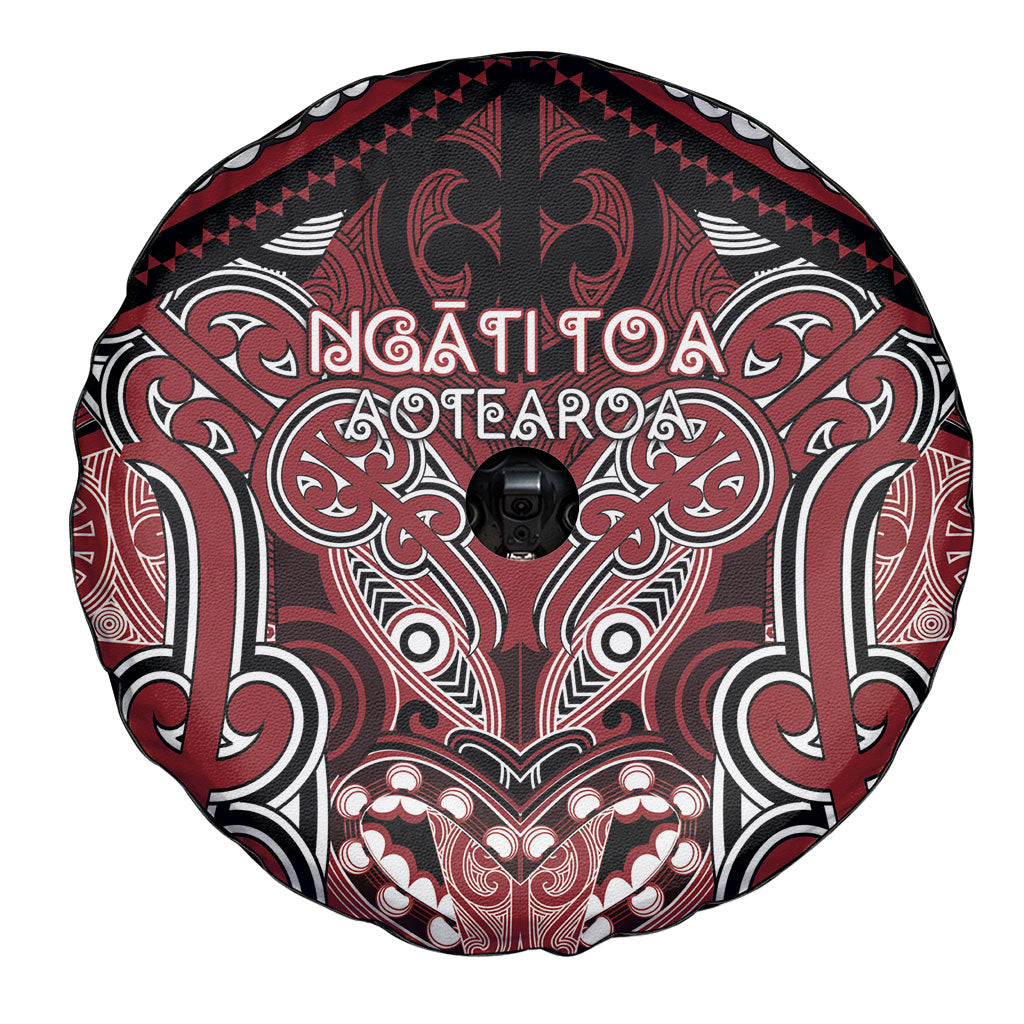 Aotearoa Iwi Ngati Toa Spare Tire Cover Maori Kowhaiwhai Pattern