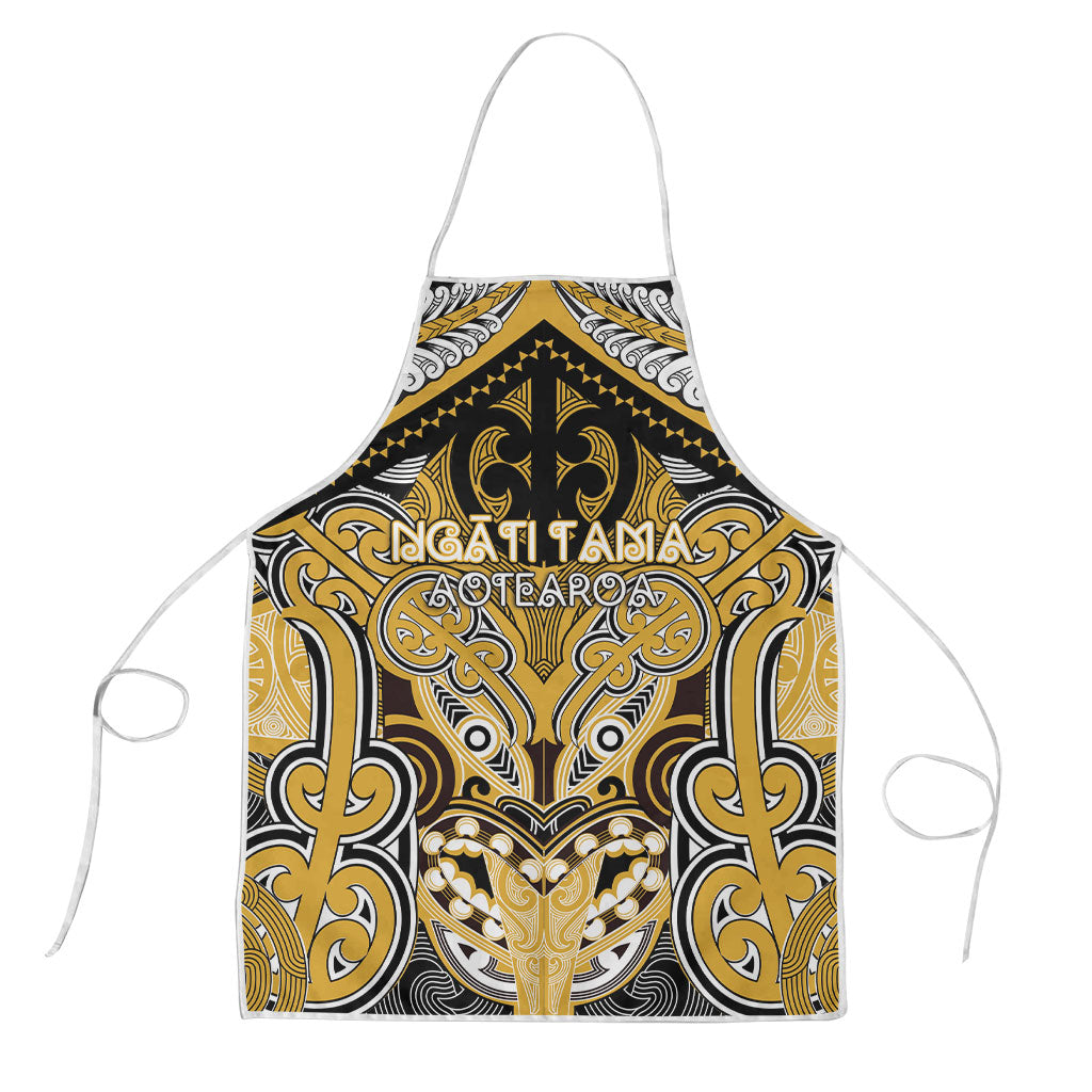 Aotearoa Iwi Ngati Tama Apron Maori Kowhaiwhai Pattern