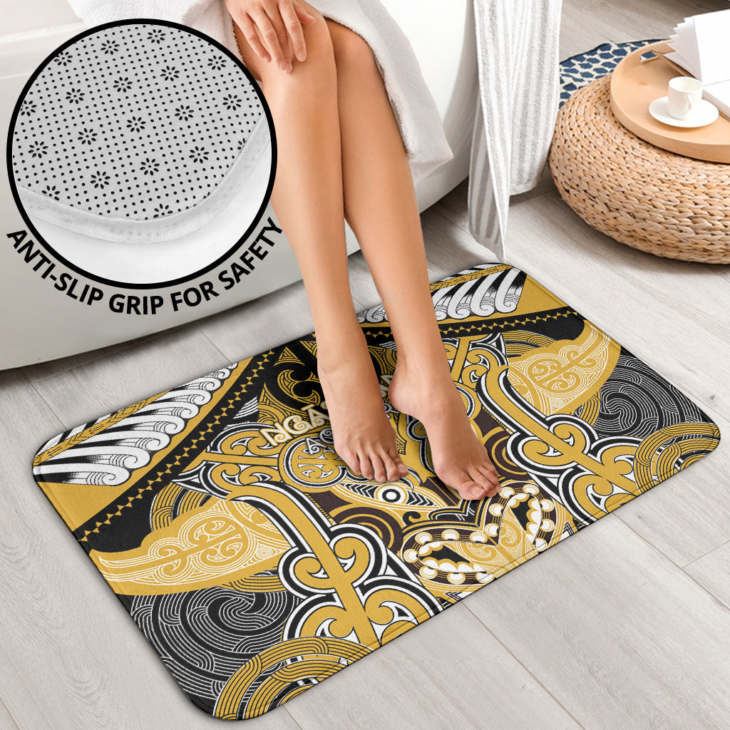 Aotearoa Iwi Ngati Tama Bathroom Set Maori Kowhaiwhai Pattern