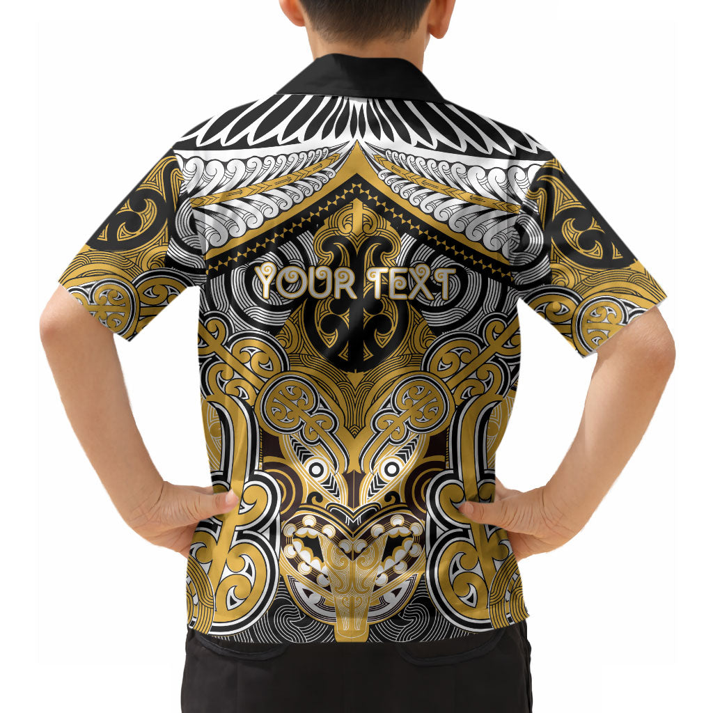 Aotearoa Iwi Ngati Tama Personalised Hawaiian Shirt Maori Kowhaiwhai Pattern