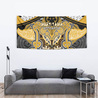 Aotearoa Iwi Ngati Tama Tapestry Maori Kowhaiwhai Pattern