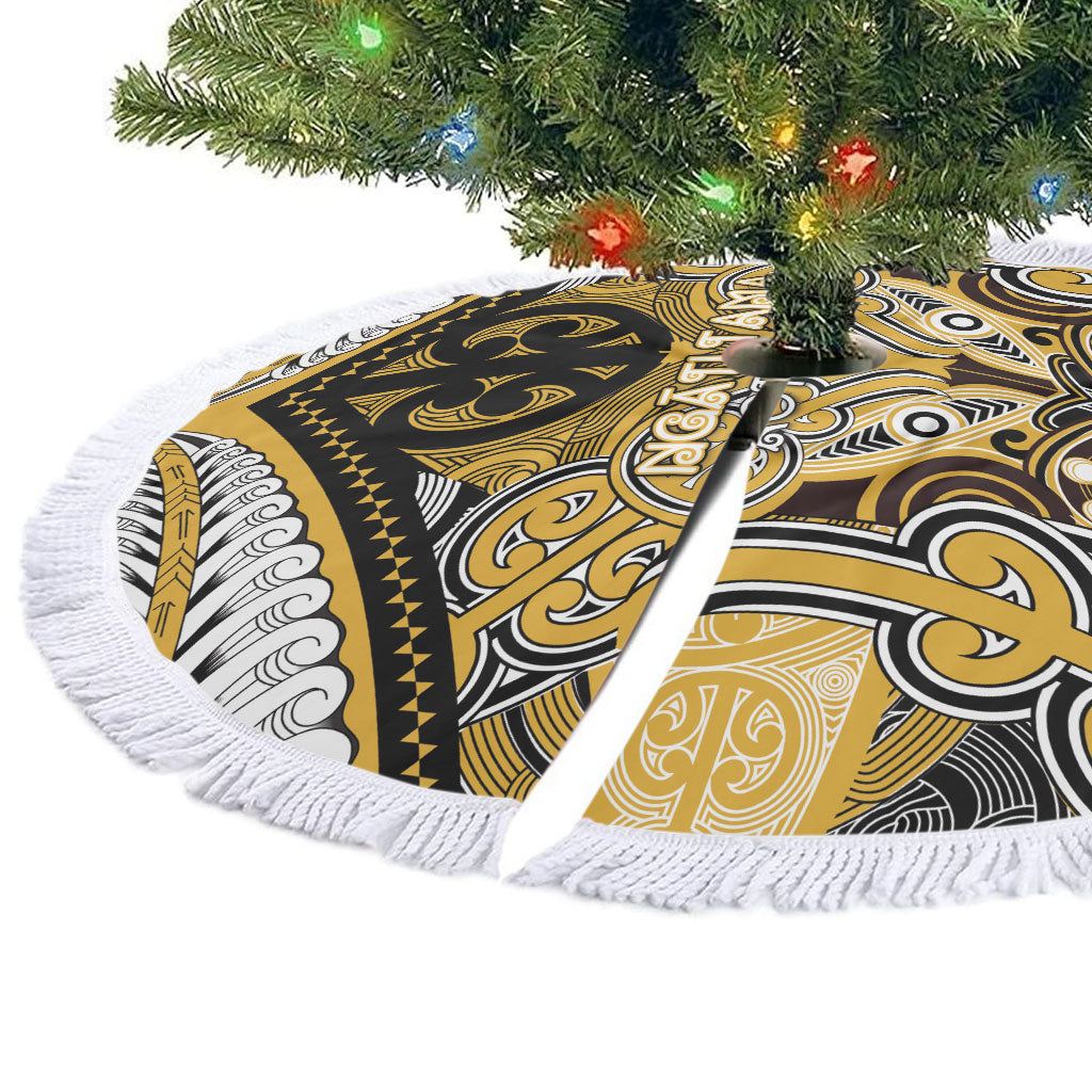 Aotearoa Iwi Ngati Tama Tree Skirt Maori Kowhaiwhai Pattern