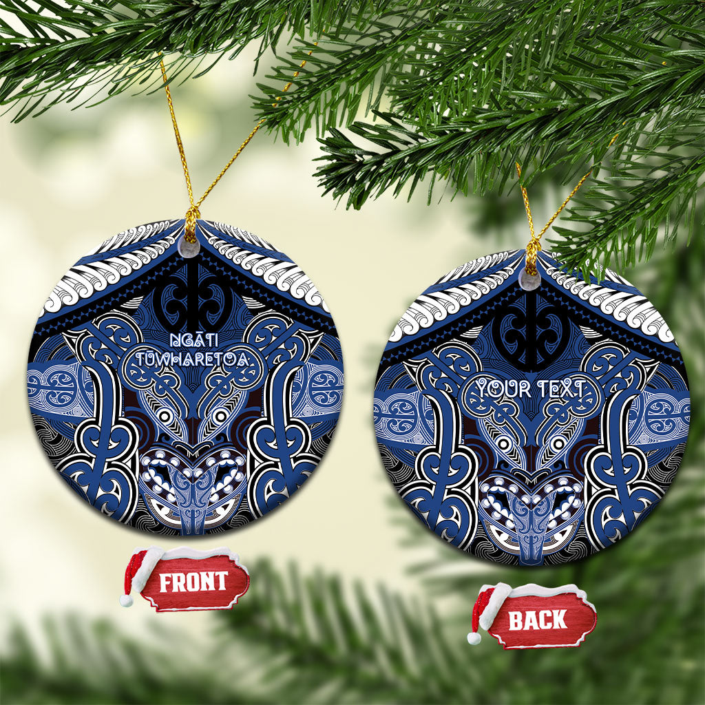 Aotearoa Iwi Ngati Tuwharetoa Personalised Ceramic Ornament Maori Kowhaiwhai Pattern