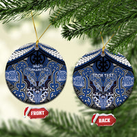 Aotearoa Iwi Ngati Tuwharetoa Personalised Ceramic Ornament Maori Kowhaiwhai Pattern