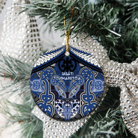 Aotearoa Iwi Ngati Tuwharetoa Personalised Ceramic Ornament Maori Kowhaiwhai Pattern