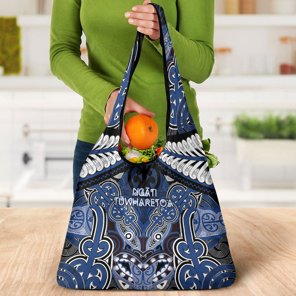 Aotearoa Iwi Ngati Tuwharetoa Grocery Bag Maori Kowhaiwhai Pattern