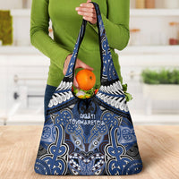 Aotearoa Iwi Ngati Tuwharetoa Grocery Bag Maori Kowhaiwhai Pattern