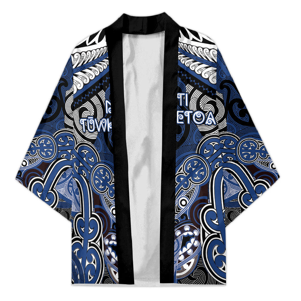 Aotearoa Iwi Ngati Tuwharetoa Personalised Kimono Maori Kowhaiwhai Pattern