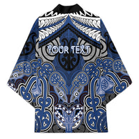 Aotearoa Iwi Ngati Tuwharetoa Personalised Kimono Maori Kowhaiwhai Pattern