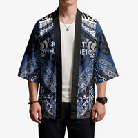 Aotearoa Iwi Ngati Tuwharetoa Personalised Kimono Maori Kowhaiwhai Pattern