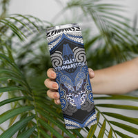 Aotearoa Iwi Ngati Tuwharetoa Personalised Skinny Tumbler Maori Kowhaiwhai Pattern
