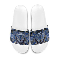Aotearoa Iwi Ngati Tuwharetoa Slide Sandals Maori Kowhaiwhai Pattern