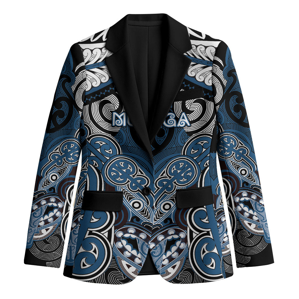 Aotearoa Iwi Ngati Mutunga Personalised Blazer Maori Kowhaiwhai Pattern