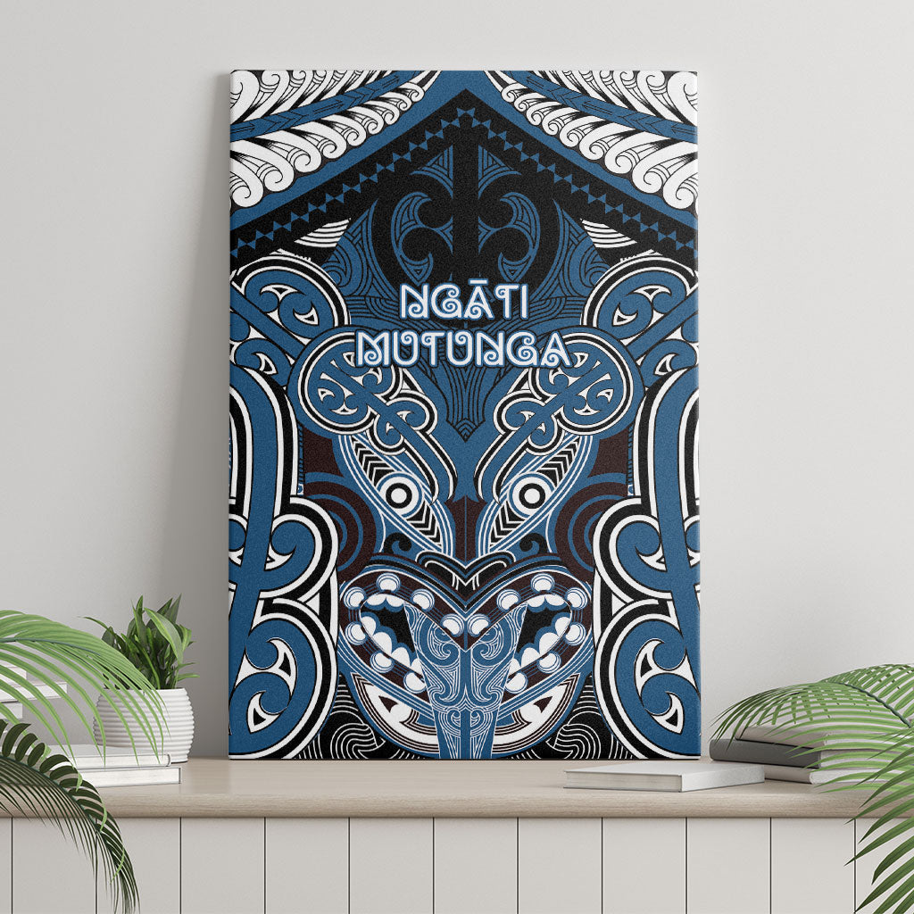 Aotearoa Iwi Ngati Mutunga Canvas Wall Art Maori Kowhaiwhai Pattern