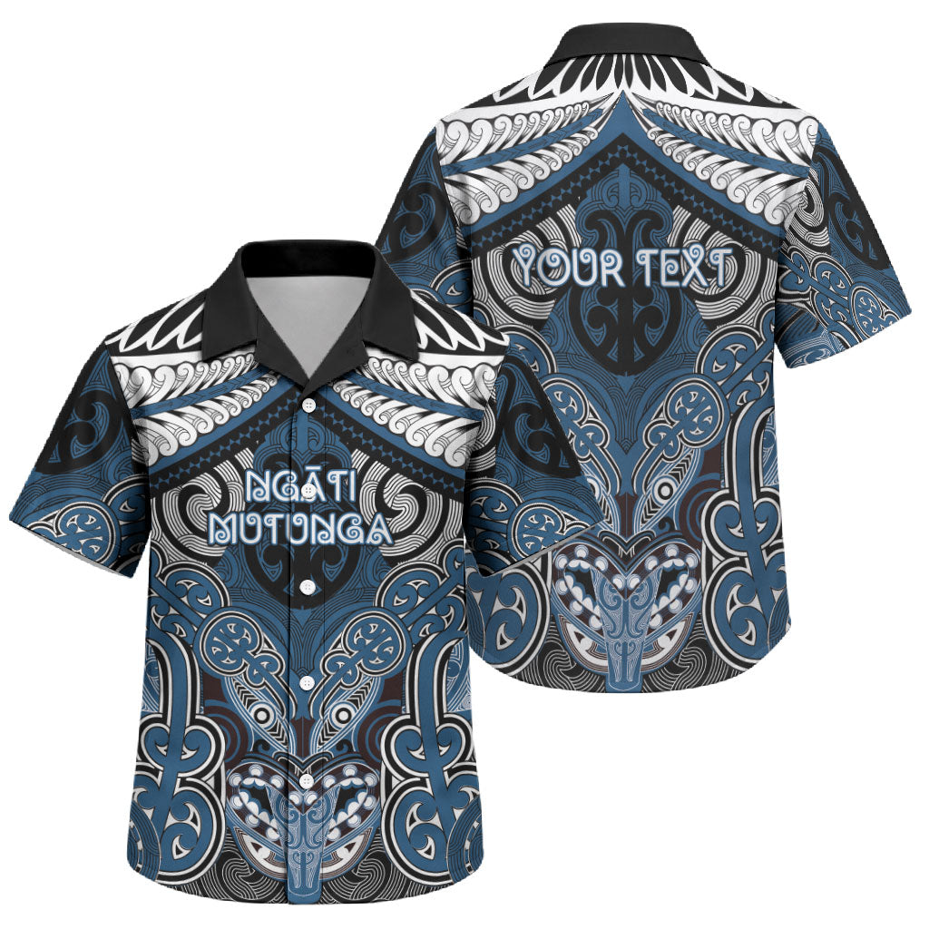 Aotearoa Iwi Ngati Mutunga Personalised Family Matching Off The Shoulder Long Sleeve Dress and Hawaiian Shirt Maori Kowhaiwhai Pattern