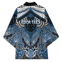 Aotearoa Iwi Ngati Mutunga Personalised Kimono Maori Kowhaiwhai Pattern