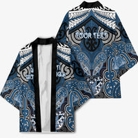 Aotearoa Iwi Ngati Mutunga Personalised Kimono Maori Kowhaiwhai Pattern