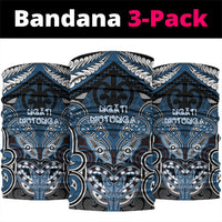 Aotearoa Iwi Ngati Mutunga Neck Gaiter Maori Kowhaiwhai Pattern