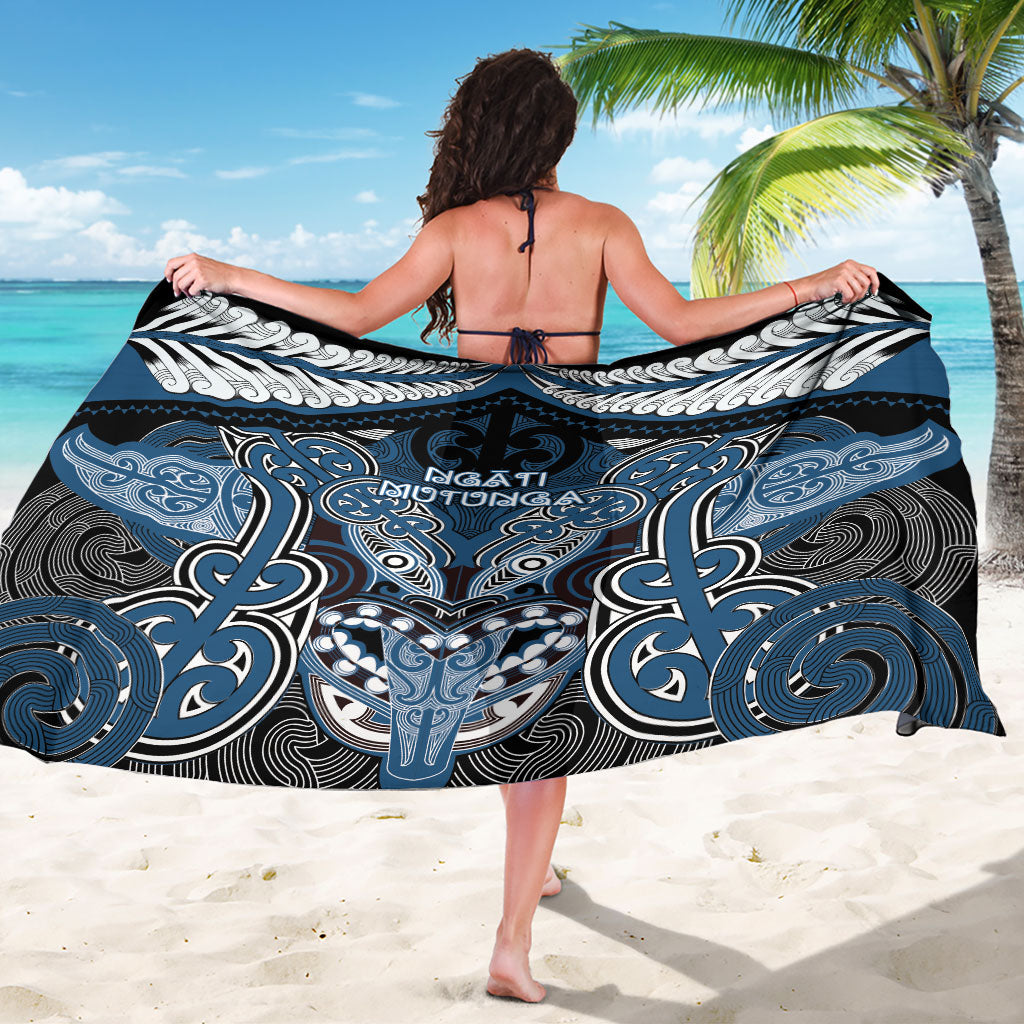 Aotearoa Iwi Ngati Mutunga Sarong Maori Kowhaiwhai Pattern