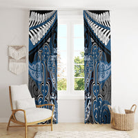 Aotearoa Iwi Ngati Mutunga Window Curtain Maori Kowhaiwhai Pattern