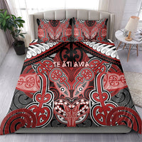 Aotearoa Iwi Te Ati Awa Bedding Set Maori Kowhaiwhai Pattern