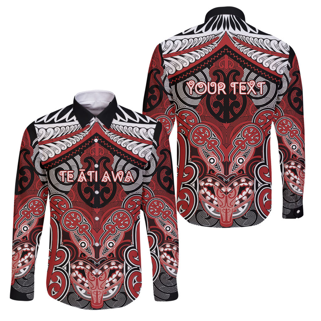 Aotearoa Iwi Te Ati Awa Personalised Family Matching Tank Maxi Dress and Hawaiian Shirt Maori Kowhaiwhai Pattern