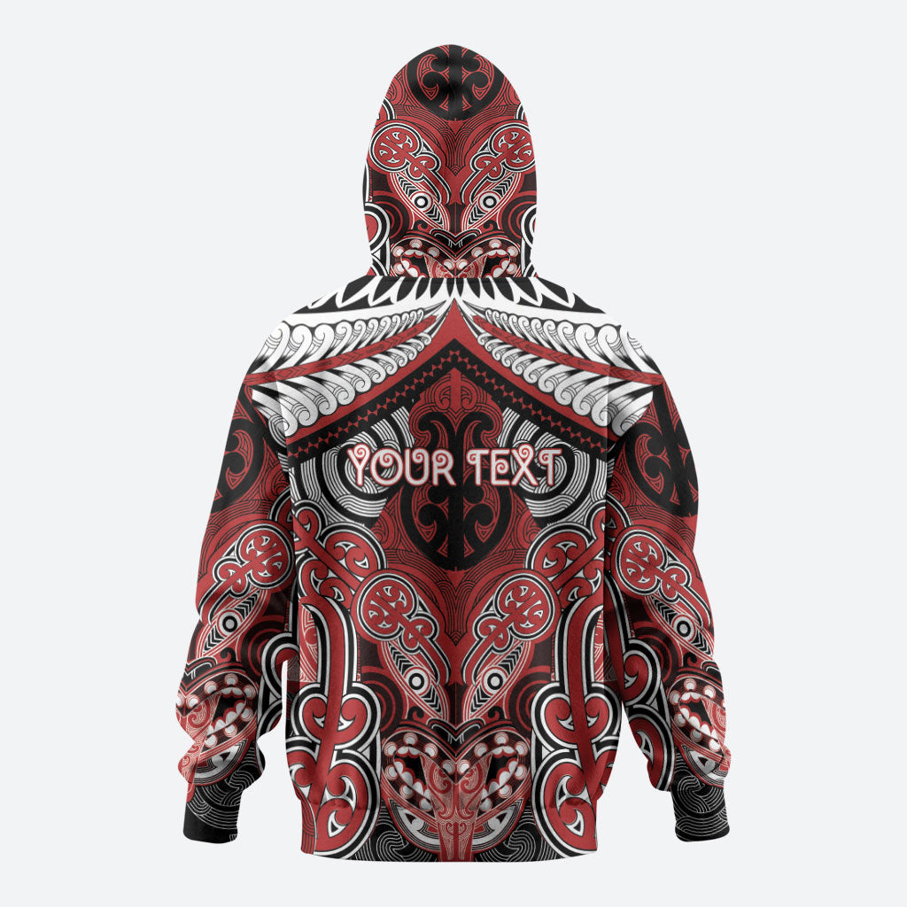 Aotearoa Iwi Te Ati Awa Personalised Zip Hoodie Maori Kowhaiwhai Pattern