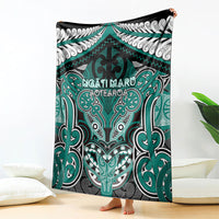 Aotearoa Iwi Ngati Maru Blanket Maori Kowhaiwhai Pattern