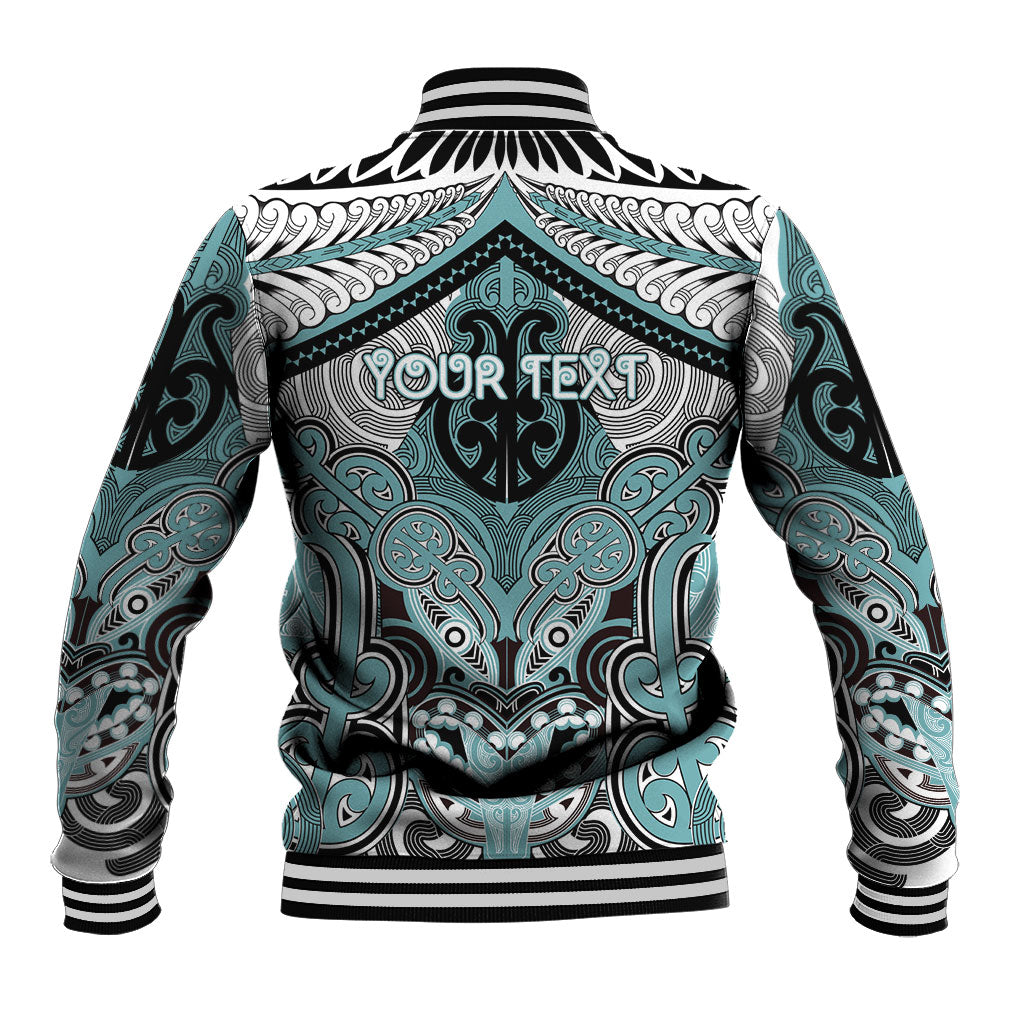 Aotearoa Iwi Ngati Paoa Personalised Baseball Jacket Maori Kowhaiwhai Pattern