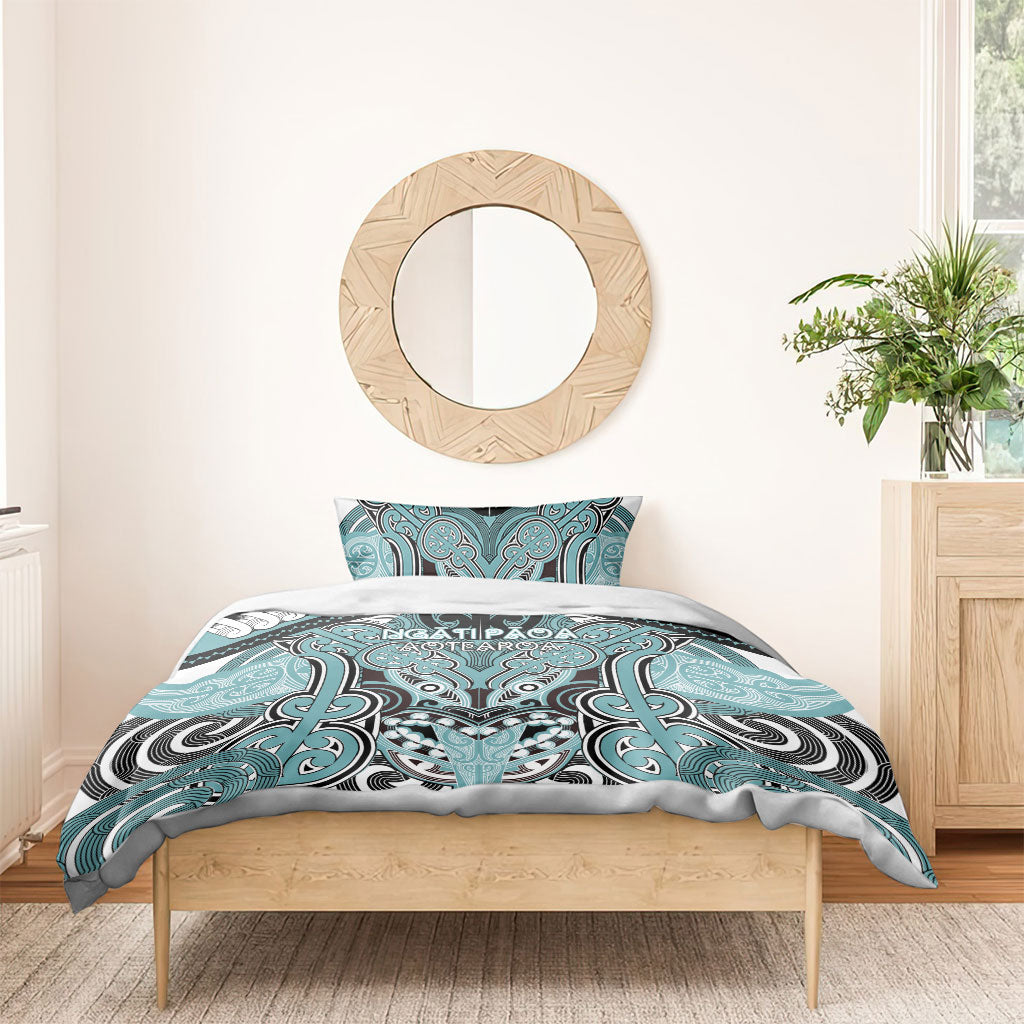 Aotearoa Iwi Ngati Paoa Bedding Set Maori Kowhaiwhai Pattern