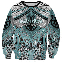 Aotearoa Iwi Ngati Paoa Personalised Sweatshirt Maori Kowhaiwhai Pattern