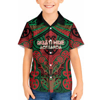 Aotearoa Iwi Ngati Hine Personalised Hawaiian Shirt Maori Kowhaiwhai Pattern