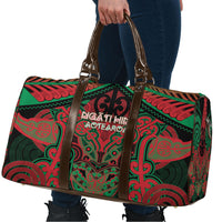 Aotearoa Iwi Ngati Hine Travel Bag Maori Kowhaiwhai Pattern