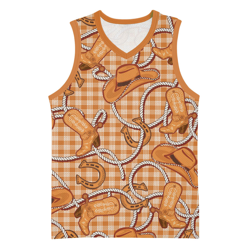 Brown Hawaii Palaka Cowboy Basketball Jersey Hawaiian Paniolo Festival Spirit LT19 Unisex Brown - Polynesian Pride