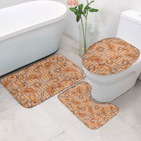 Brown Hawaii Palaka Cowboy Bathroom Set Hawaiian Paniolo Festival Spirit LT19 - Polynesian Pride