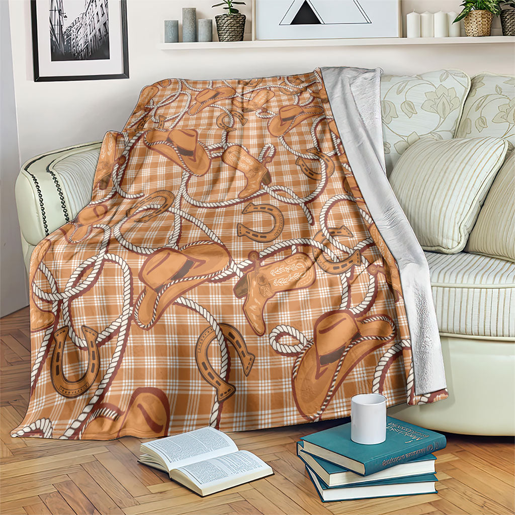 Brown Hawaii Palaka Cowboy Blanket Hawaiian Paniolo Festival Spirit LT19 Brown - Polynesian Pride