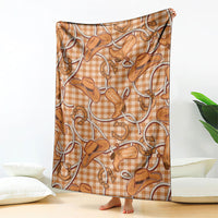 Brown Hawaii Palaka Cowboy Blanket Hawaiian Paniolo Festival Spirit LT19 - Polynesian Pride