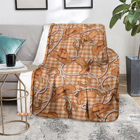 Brown Hawaii Palaka Cowboy Blanket Hawaiian Paniolo Festival Spirit LT19 - Polynesian Pride