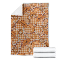 Brown Hawaii Palaka Cowboy Blanket Hawaiian Paniolo Festival Spirit LT19 - Polynesian Pride