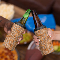 Brown Hawaii Palaka Cowboy 4 in 1 Can Cooler Tumbler Hawaiian Paniolo Festival Spirit LT19 - Polynesian Pride