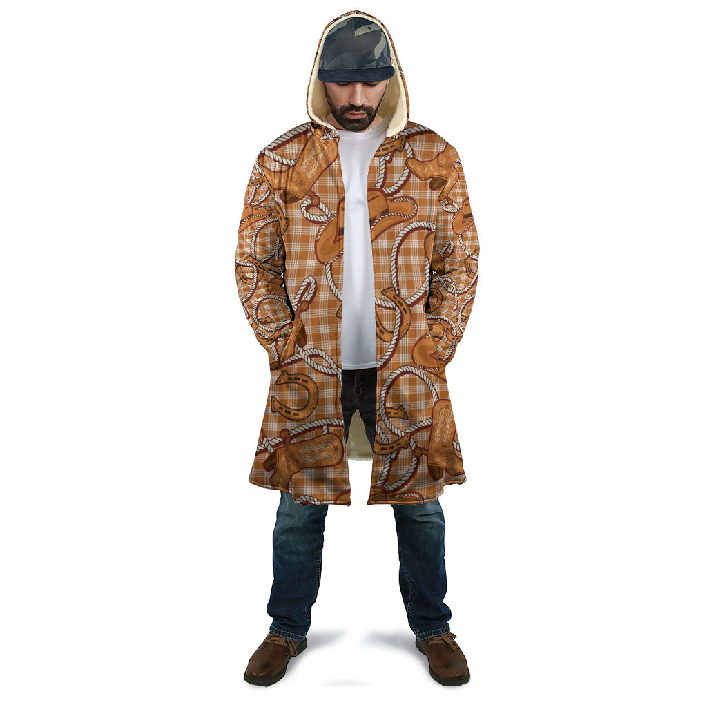 Brown Hawaii Palaka Cowboy Cloak Hawaiian Paniolo Festival Spirit LT19 - Polynesian Pride