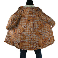 Brown Hawaii Palaka Cowboy Cloak Hawaiian Paniolo Festival Spirit LT19 - Polynesian Pride